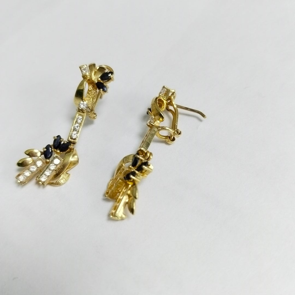 ARETES PAR ORO 14 K 6,90 GRMS (SEMINUEVO)