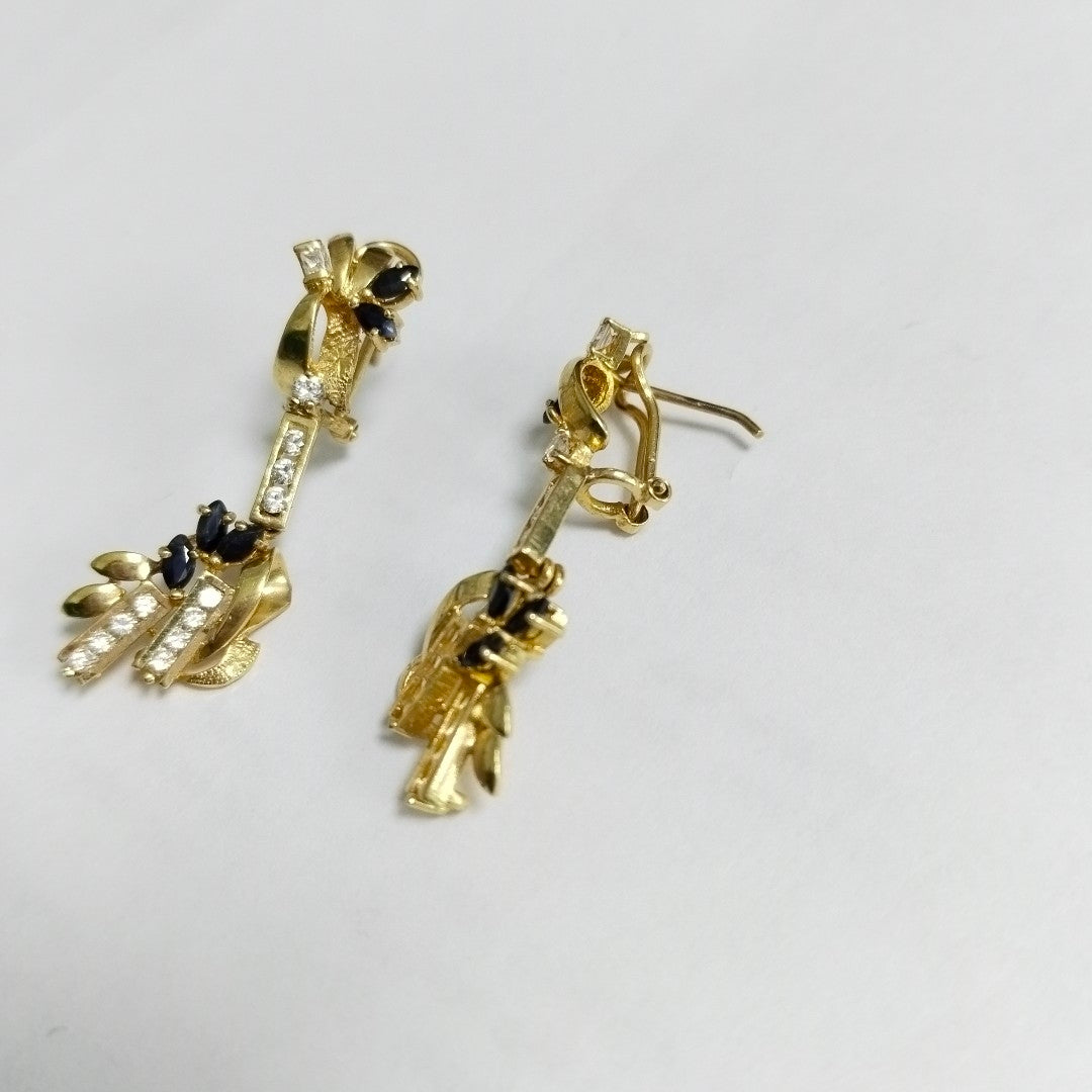 ARETES PAR ORO 14 K 6,90 GRMS (SEMINUEVO)