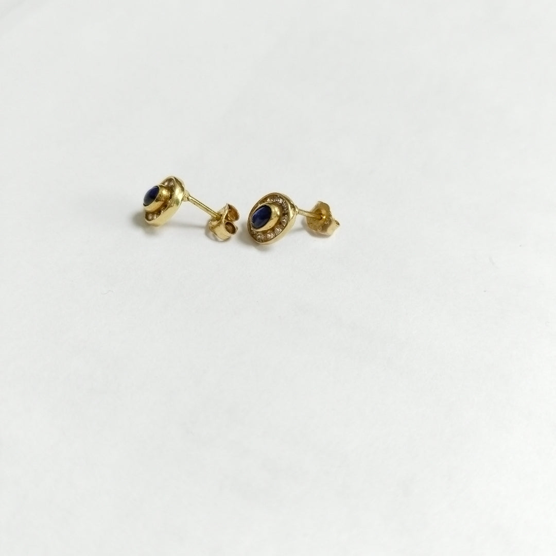 BROQUELES PAR ORO 14 K 2,30 GRMS (SEMINUEVO)