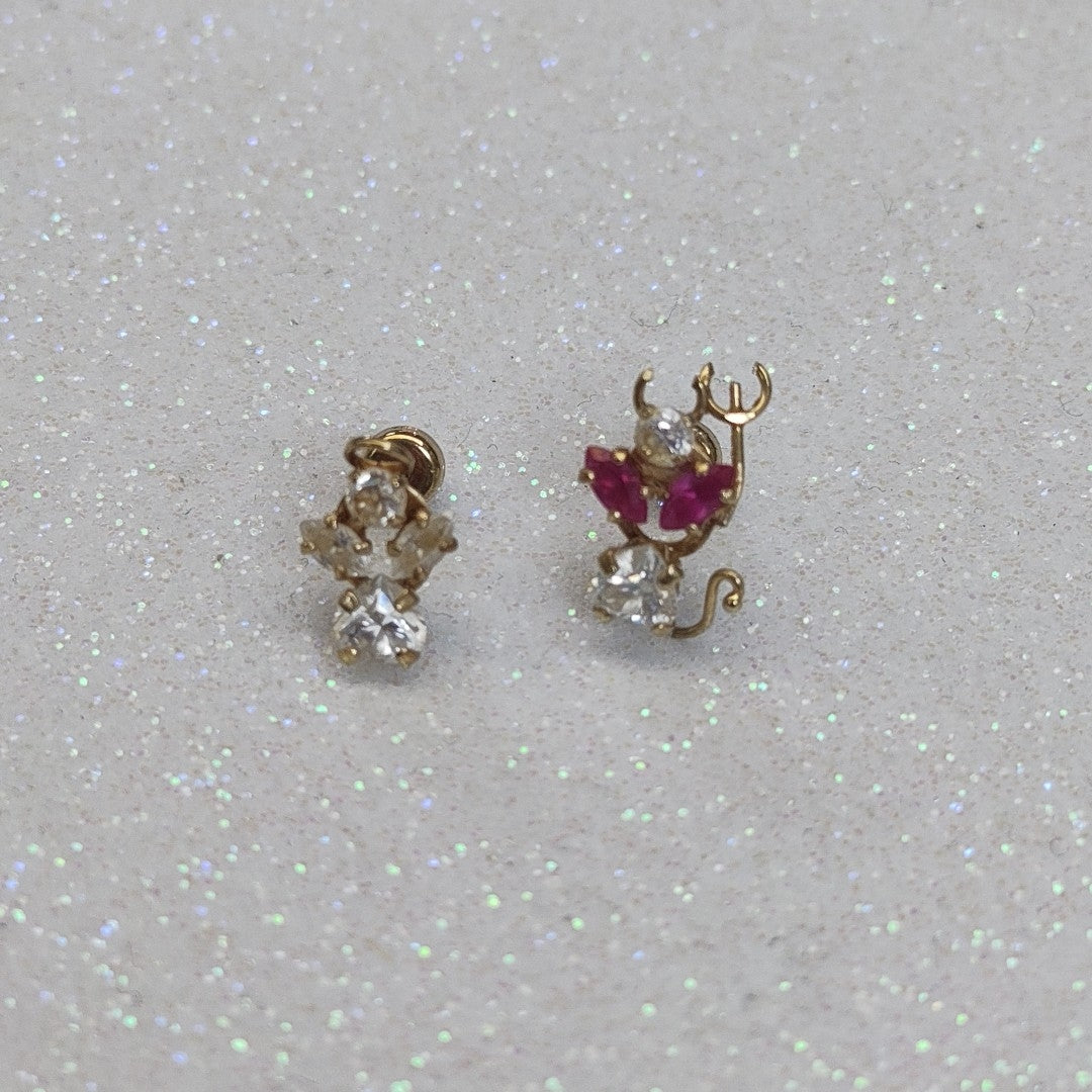 BROQUELES PAR ORO 14 K 1.1 GRMS (SEMINUEVO)