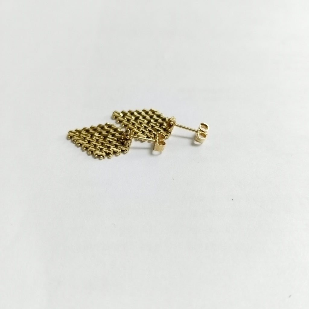 BROQUELES PAR ORO 14 K 4,10 GRMS (SEMINUEVO)