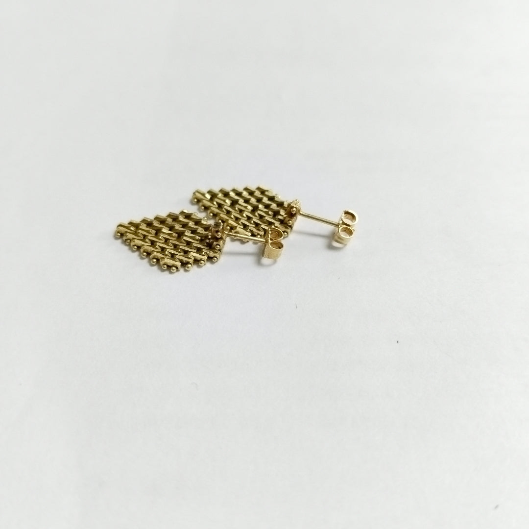 BROQUELES PAR ORO 14 K 4,10 GRMS (SEMINUEVO)