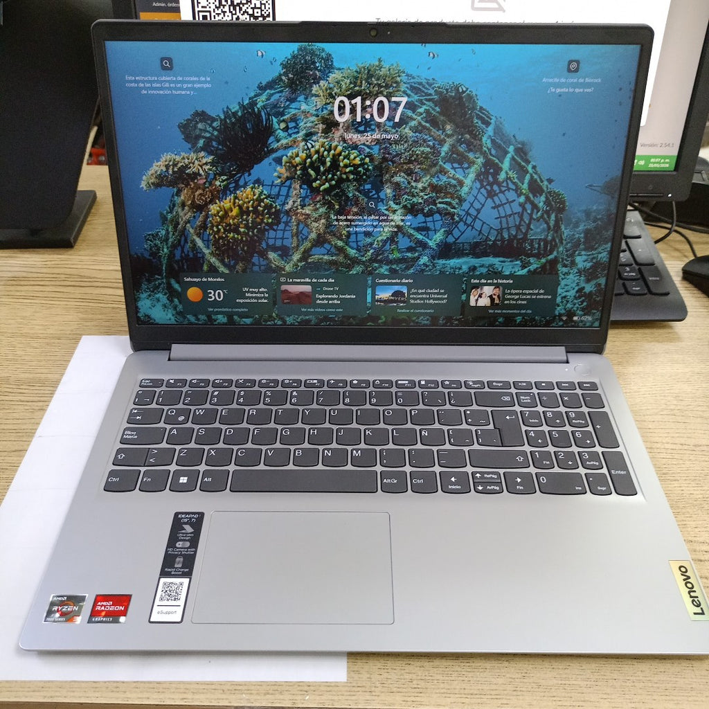LAPTOP LENOVO IDEAPAD 1 15AMN7 (2023) 256 GB SSD 8 GB RAM (SEMINUEVO)