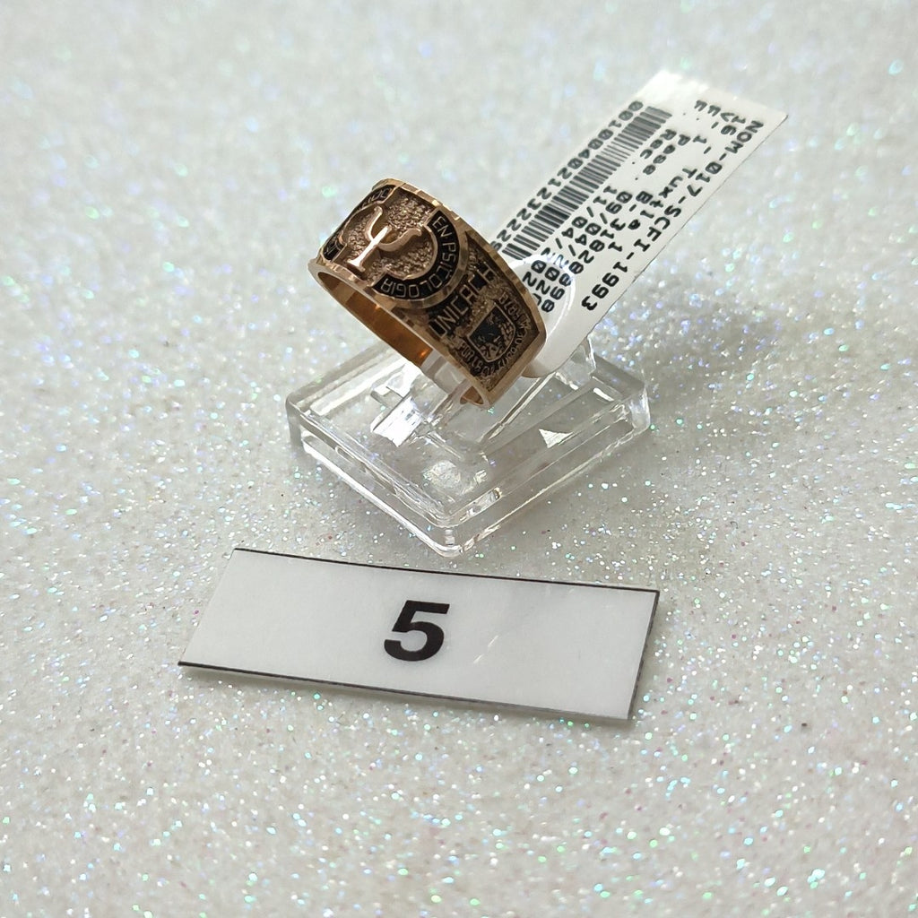ANILLO DE GRADUACIÓN ORO 8 K 3,40 GRMS (SEMINUEVO)