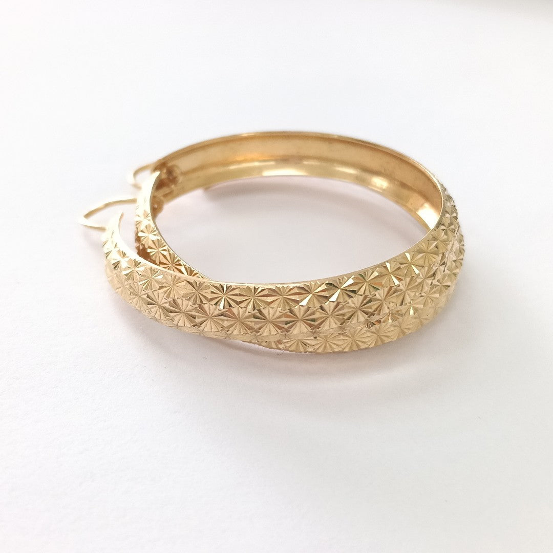 ARRACADAS PAR ORO 14 K 9.3 GRMS (SEMINUEVO)