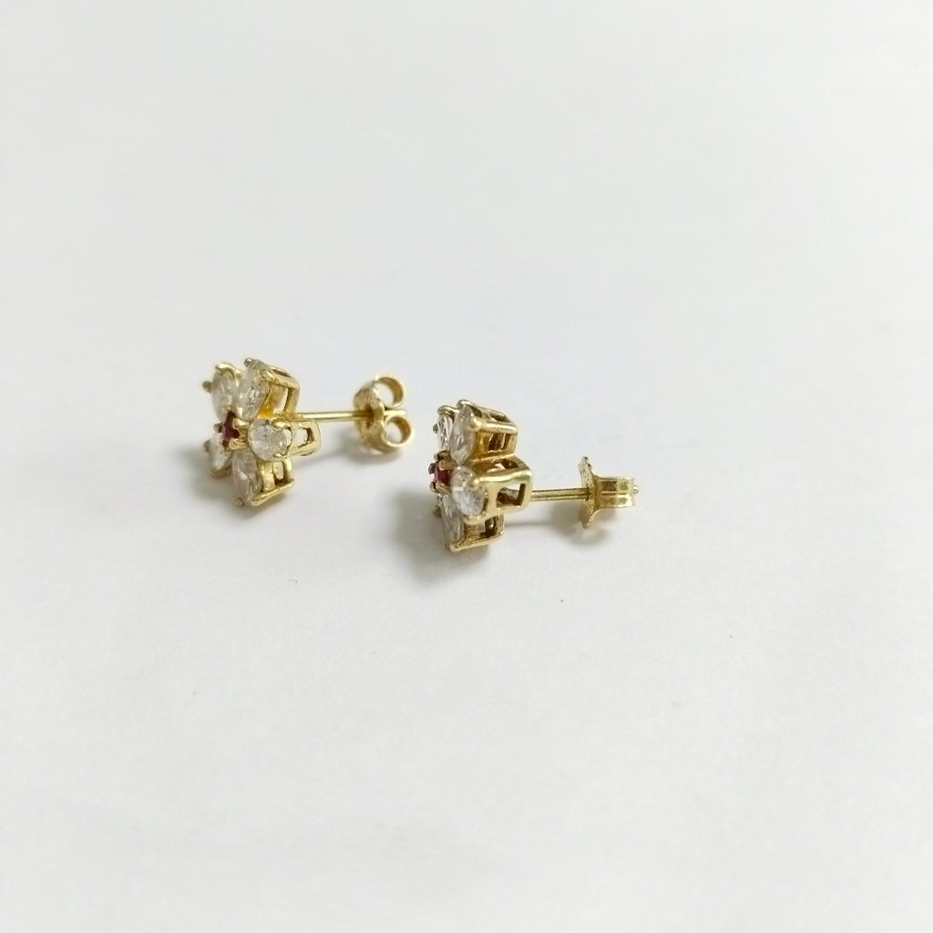 BROQUELES PAR ORO 14 K 3,50 GRMS (SEMINUEVO)