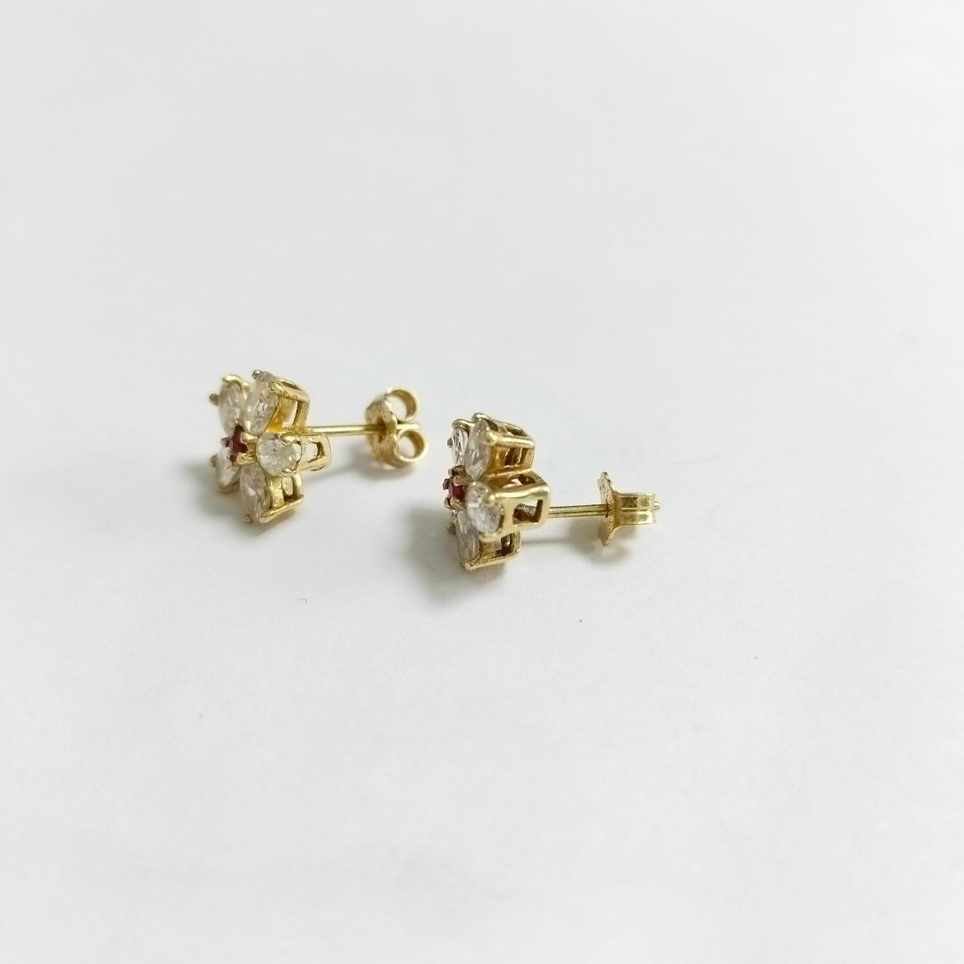 BROQUELES PAR ORO 14 K 3,50 GRMS (SEMINUEVO)