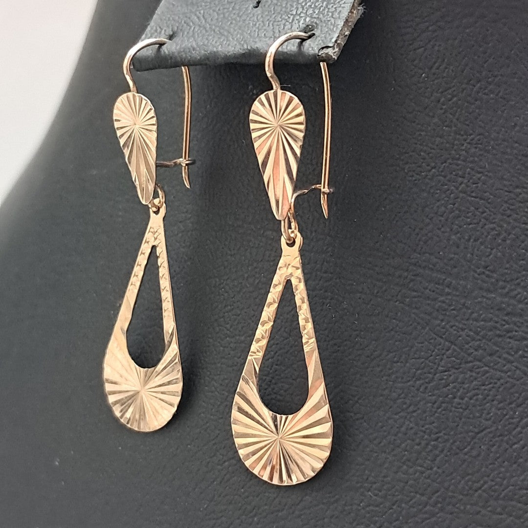 ARETES PAR ORO 10 K 1.6 GRMS (SEMINUEVO)