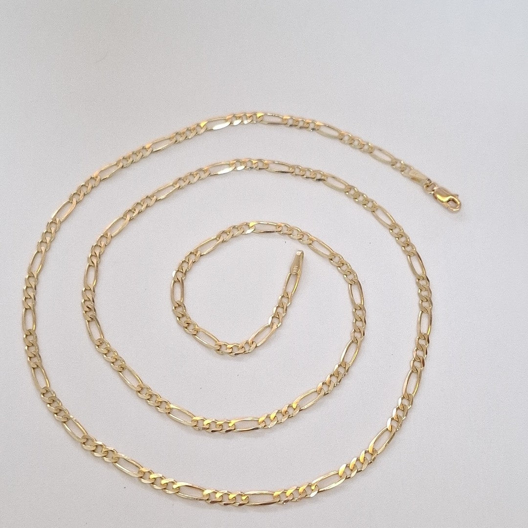 CADENAS 3X1 ORO 14K 60 CM 8.4 GR (NUEVO)