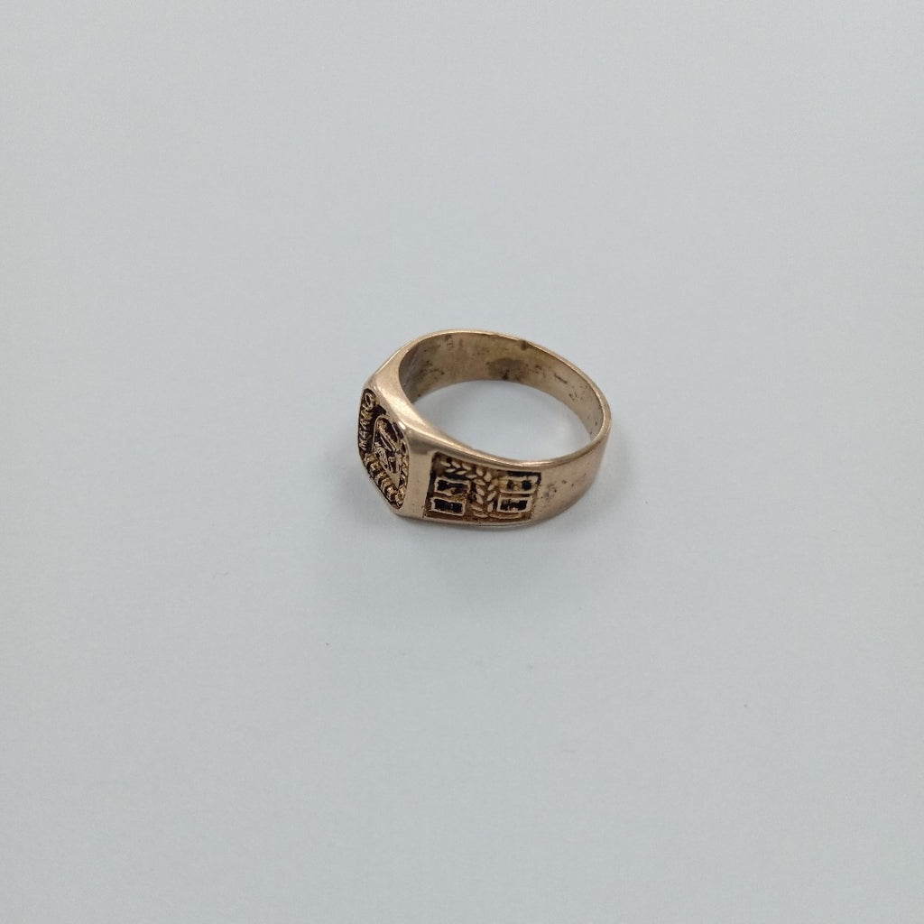 ANILLO DE GRADUACIÓN ORO 10 K 5,10 GRMS (SEMINUEVO)