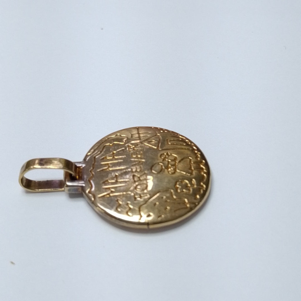MEDALLA PERSONAL ORO 18 K 2.7 GRMS (SEMINUEVO)