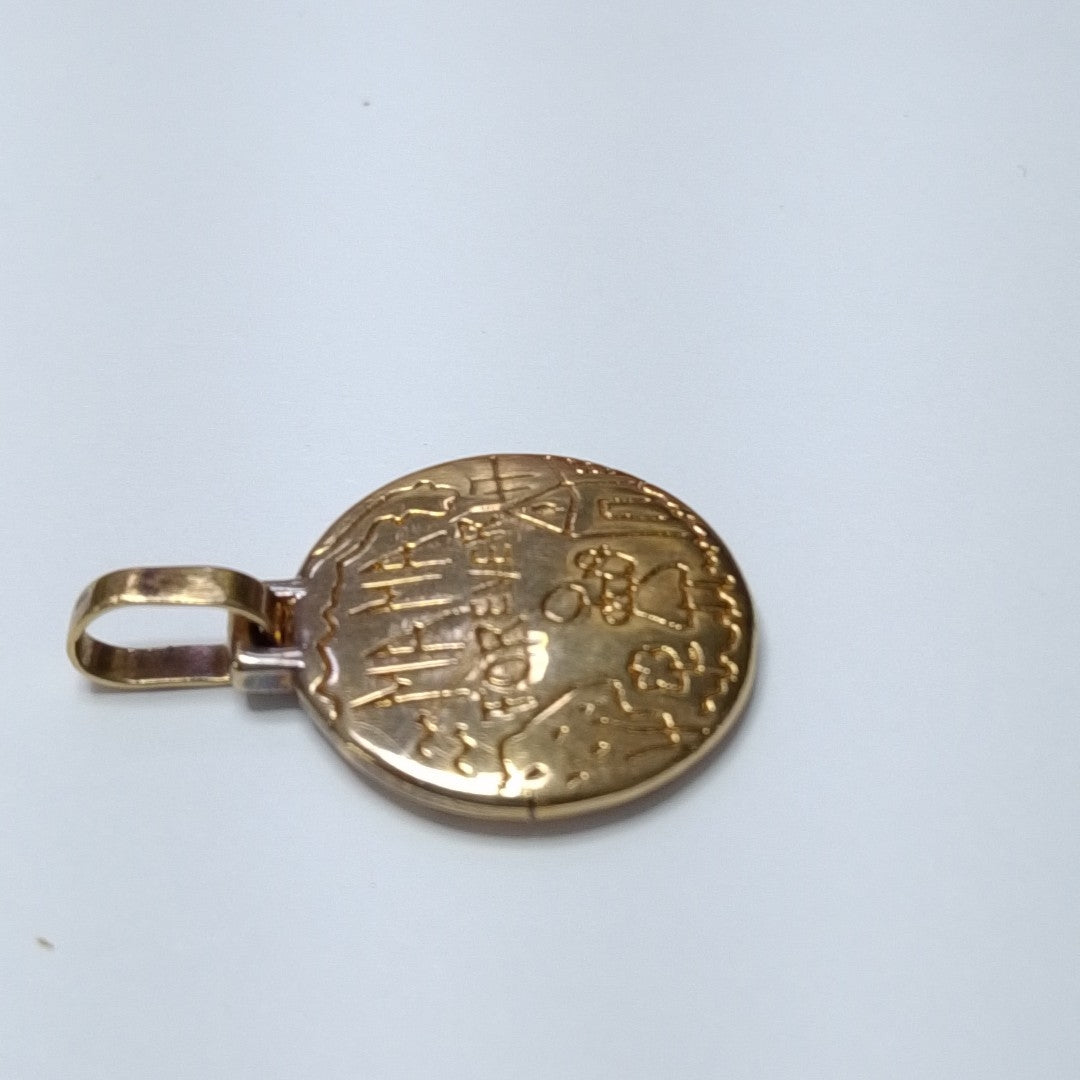 MEDALLA PERSONAL ORO 18 K 2.7 GRMS (SEMINUEVO)