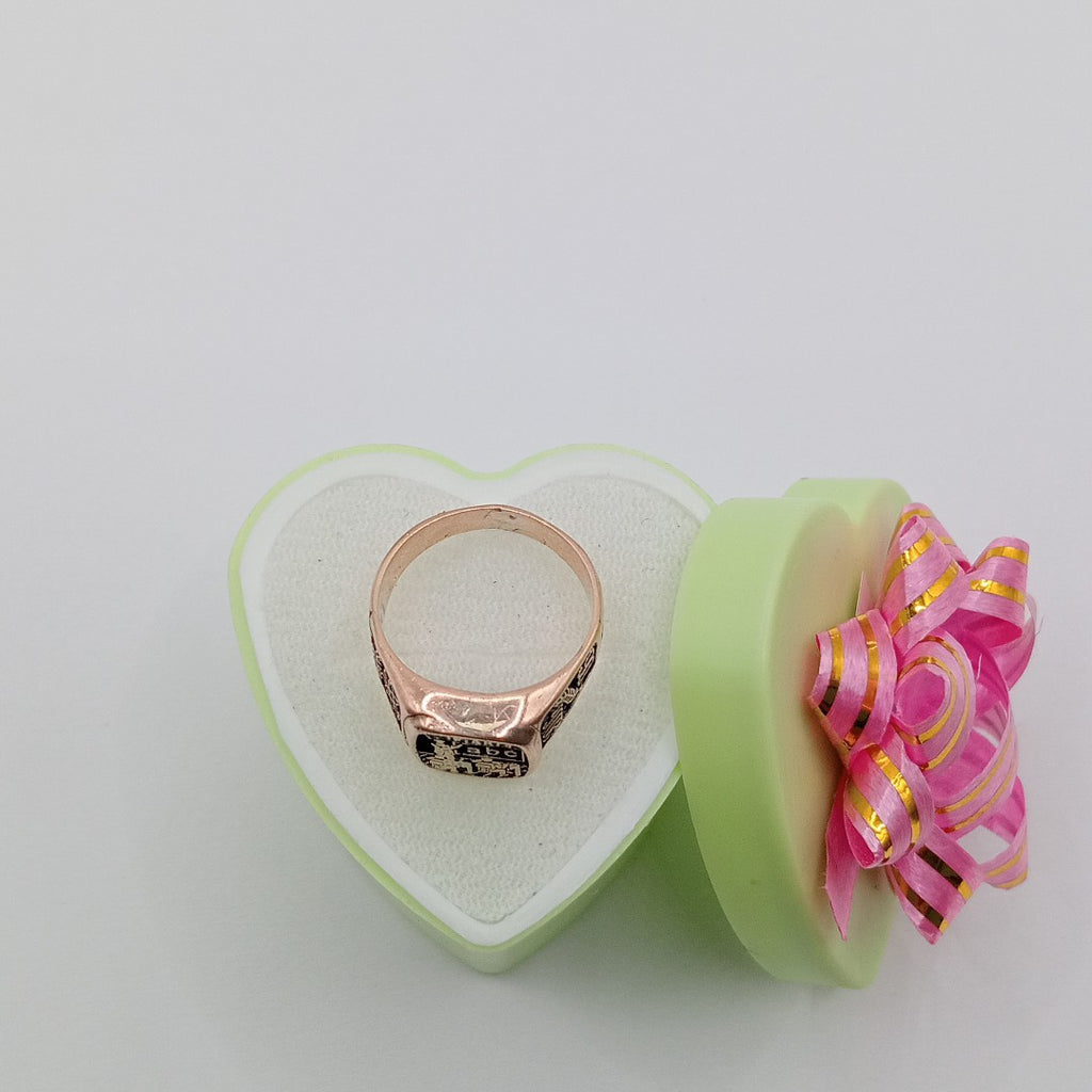 ANILLO DE GRADUACIÓN ORO 10 K 4.5 GRMS (SEMINUEVO)