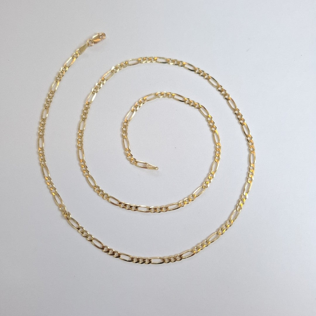 CADENAS 3X1 ORO 14K 60 CM 8.9 GR (NUEVO)