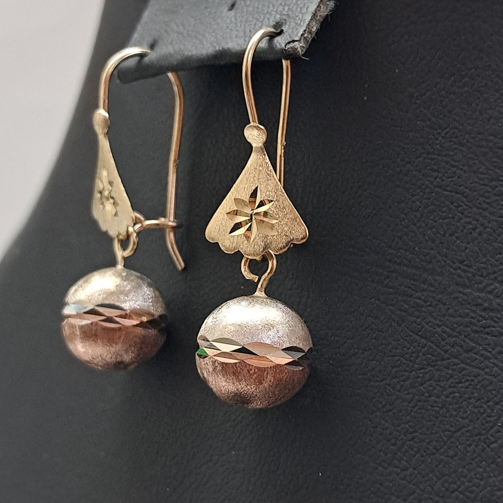 ARETES PAR ORO 8 K 3.8 GRMS (SEMINUEVO)