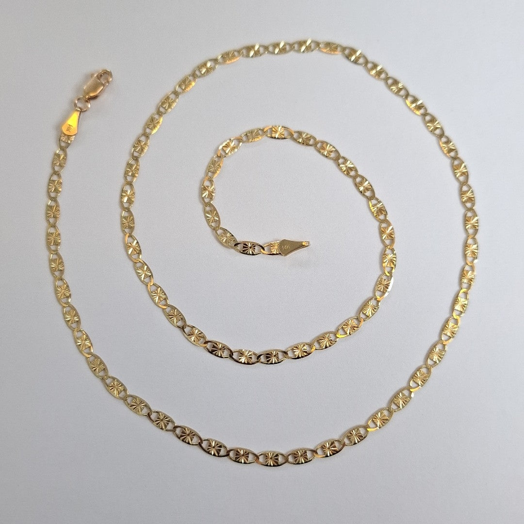 CADENAS GUCHI ORO 14K 55 CM 7.1 GR (NUEVO)