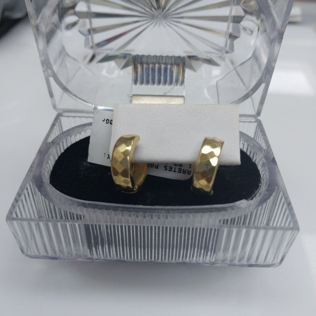 ARETES PAR ORO 14 K 1,90 GRMS (SEMINUEVO)