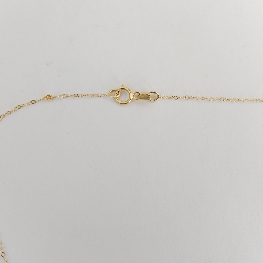 CADENA, DIJE ORO 14 K 1.5 GRMS (SEMINUEVO)