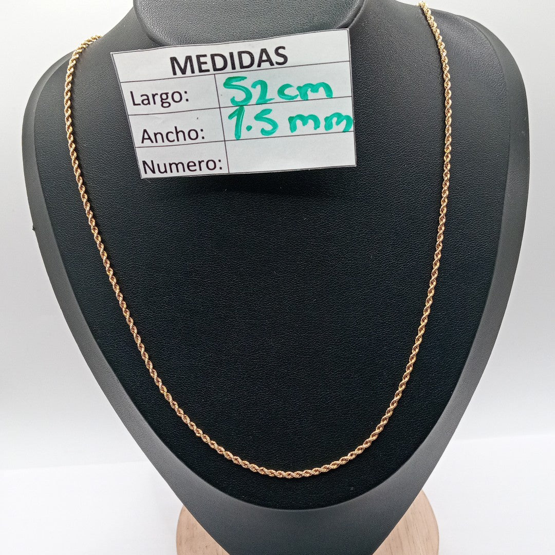 CADENA ORO 10 K 2,10 GRMS (SEMINUEVO)
