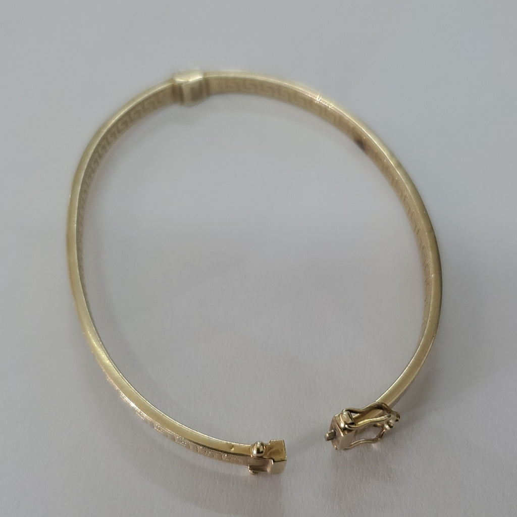 PULSERA RIGIDA ORO 10 K 5.7 GRMS (SEMINUEVO)