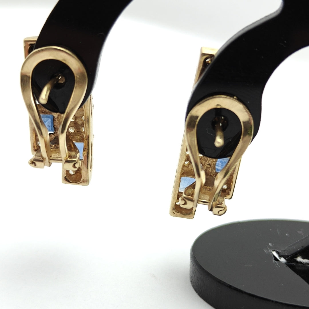 ARETES PAR ORO 14 K 8,40 GRMS (SEMINUEVO)