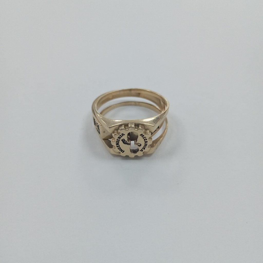 ANILLO DE GRADUACIÓN ORO 14 K 7 GRMS (SEMINUEVO)