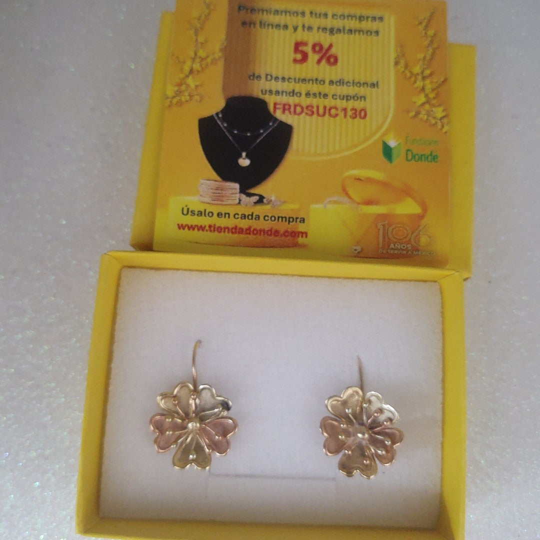 ARETES PAR ORO 14 K 4.4 GRMS (SEMINUEVO)