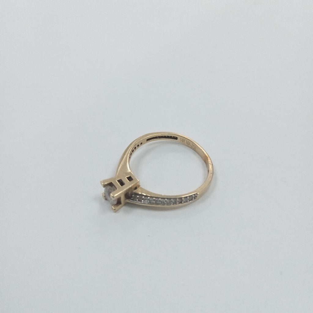 SOLITARIO ORO 14 K 2 GRMS (SEMINUEVO)