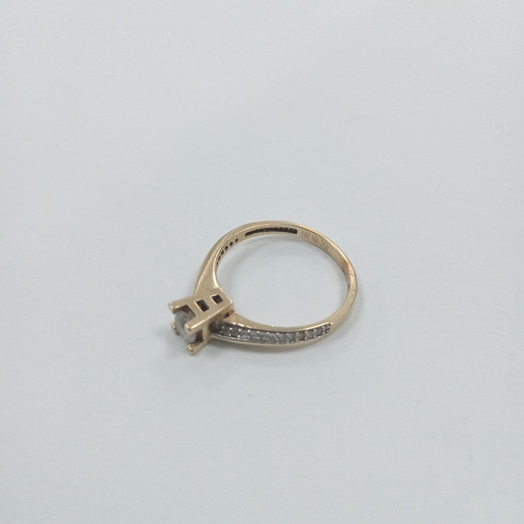 SOLITARIO ORO 14 K 2 GRMS (SEMINUEVO)