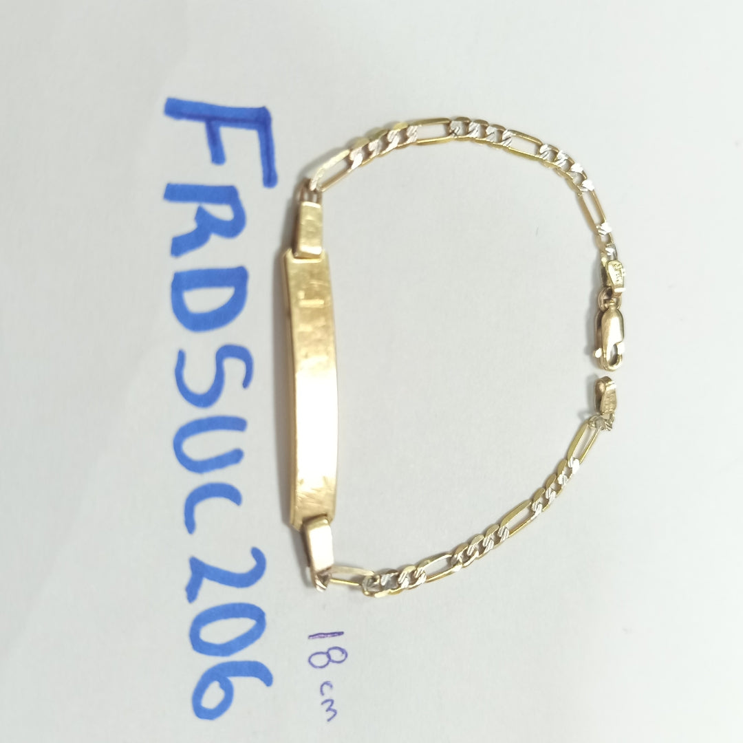 ESCLAVA ORO, RODIADO 10 K 3.6 GRMS (SEMINUEVO)
