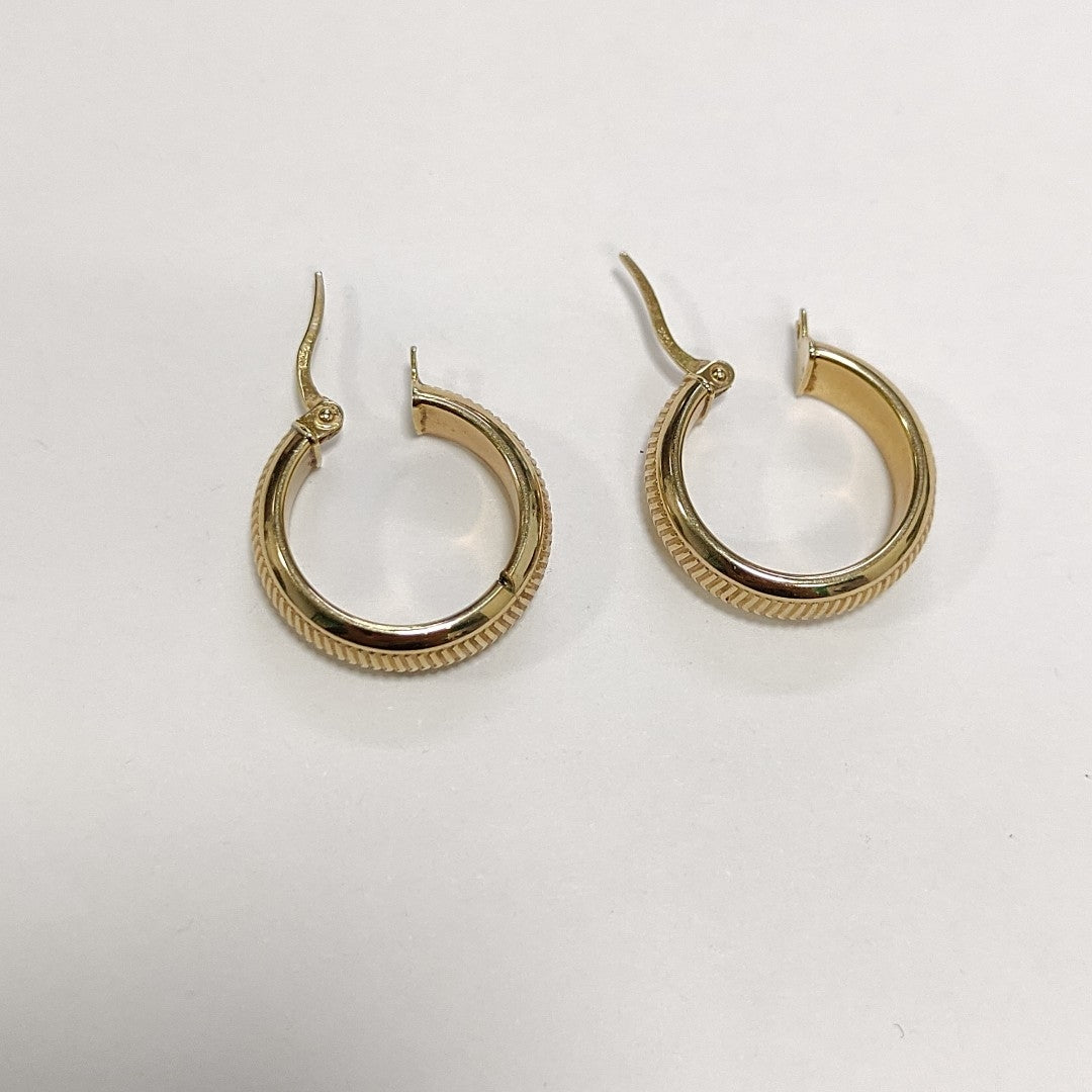 ARRACADAS PAR ORO 14 K 2.9 GRMS (SEMINUEVO)