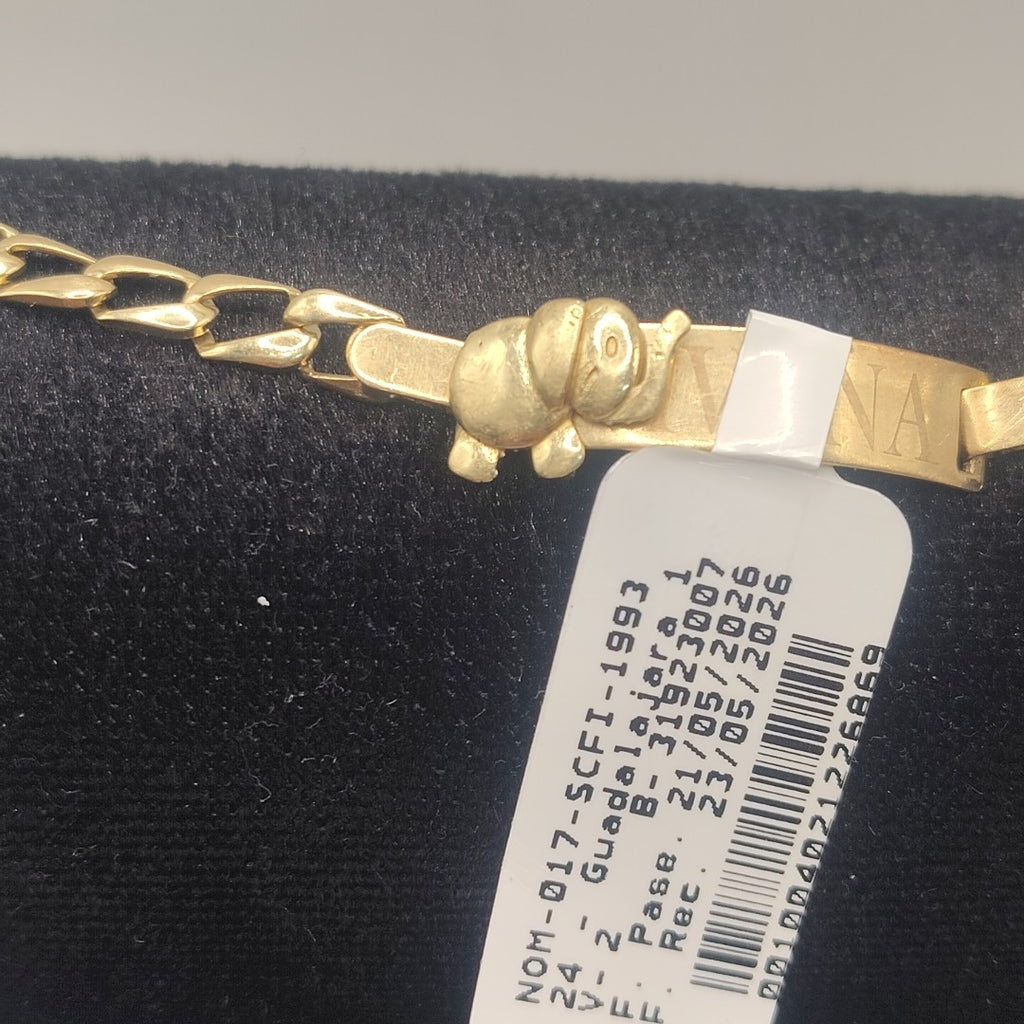 ESCLAVA ORO 10 K 5 GRMS (SEMINUEVO)