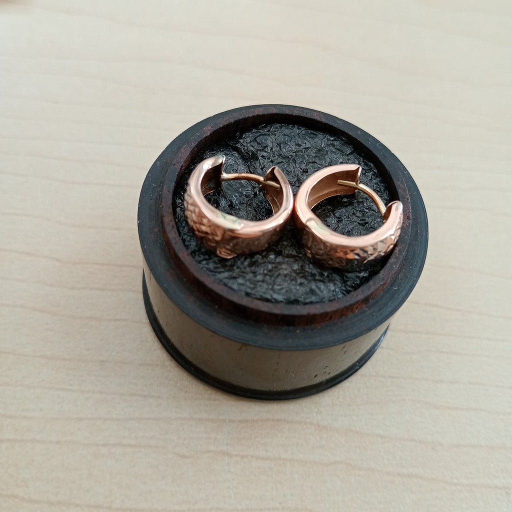 ARRACADAS PAR ORO 10 K 1.2 GRMS (SEMINUEVO)