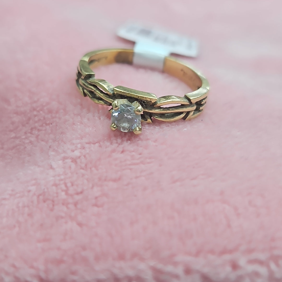 SOLITARIO ORO 14 K 3,00 GRMS (SEMINUEVO)