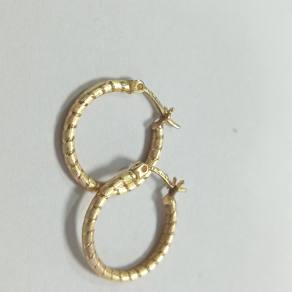 ARRACADAS PAR ORO 14 K 1.8 GRMS (SEMINUEVO)