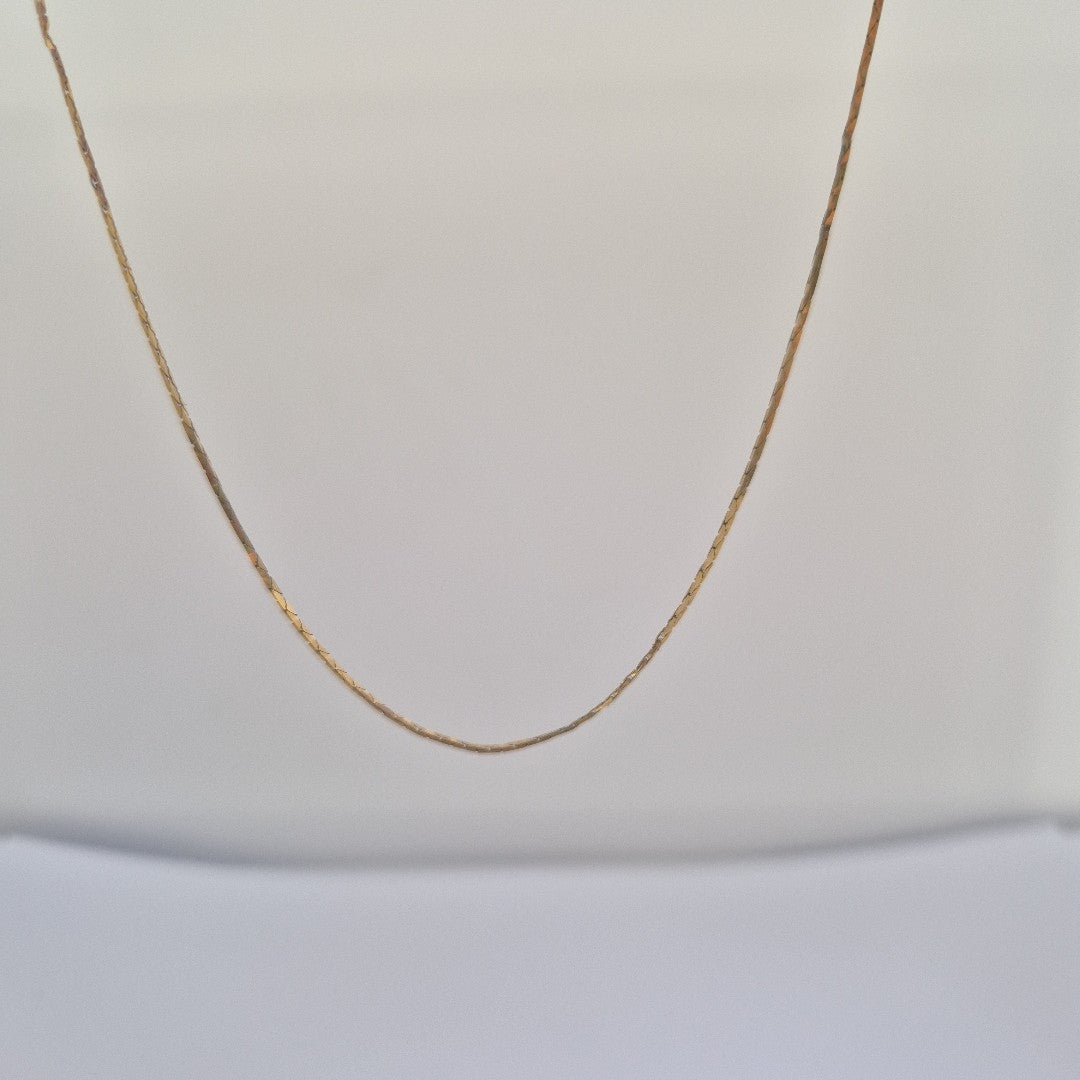CADENA ORO 14 K 2,20 GRMS (SEMINUEVO)