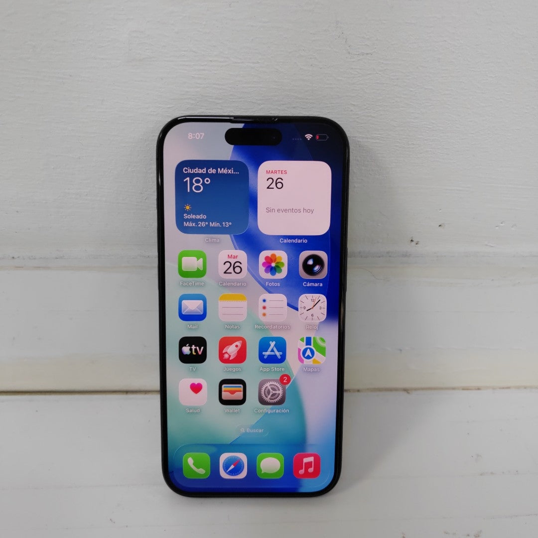 CELULAR APPLE IPHONE 15 PRO A3101 256 GB 8 GB RAM (SEMINUEVO)
