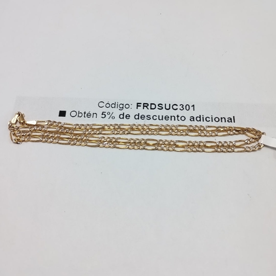 CADENA TEJIDO 3X1 8.5G 55 CM (NUEVO)