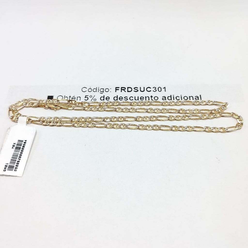 CADENA TEJIDO 3X1 8.5G 55 CM (NUEVO)