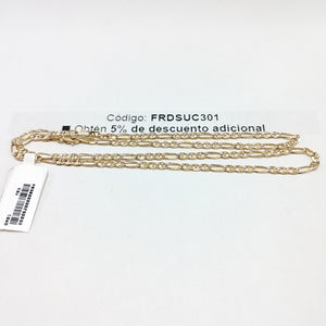 CADENA TEJIDO 3X1 8.5G 55 CM (NUEVO)