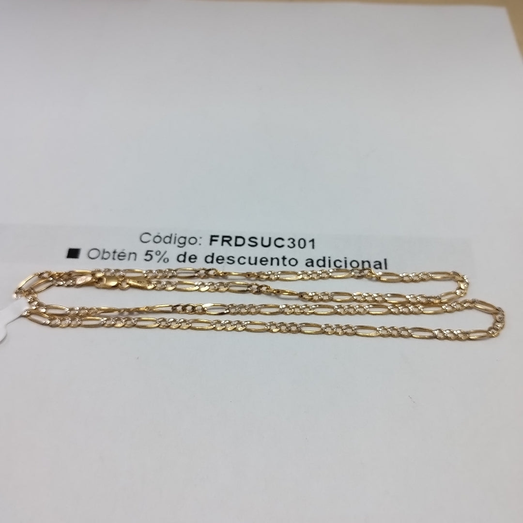 CADENA TEJIDO 3X1 8.2G 55 CM (NUEVO)
