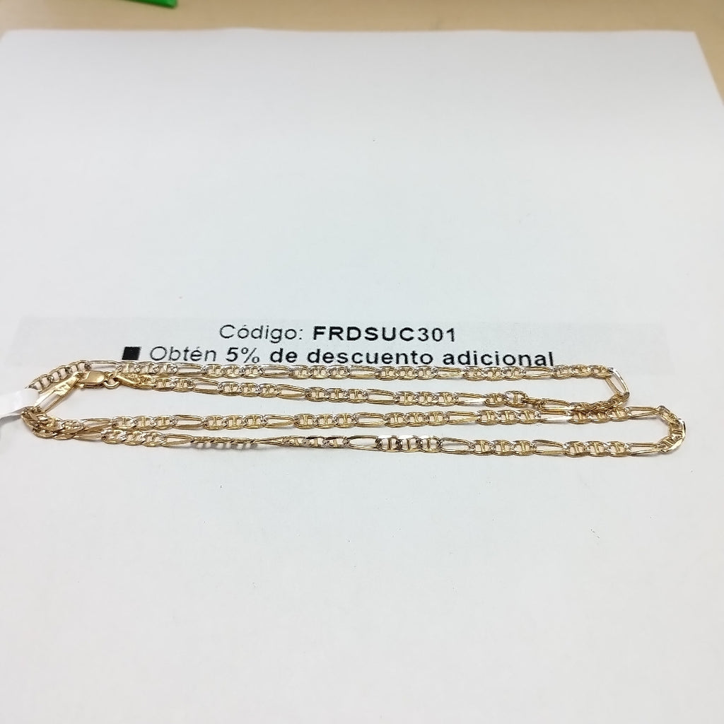 CADENA TEJIDO 3X1 8.5G 55 CM (NUEVO)