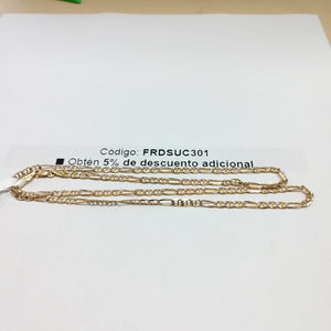 CADENA TEJIDO 3X1 8.5G 55 CM (NUEVO)
