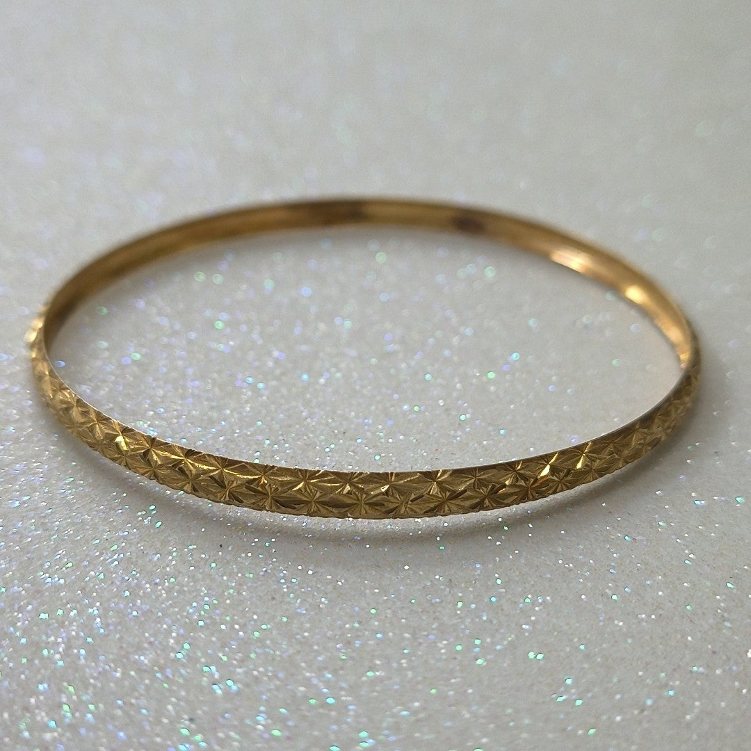 PULSERA RIGIDA ORO 10 K 4,50 GRMS (SEMINUEVO)