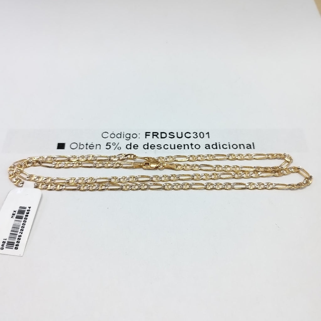 CADENA TEJIDO 3X1 8.6G 55 CM (NUEVO)