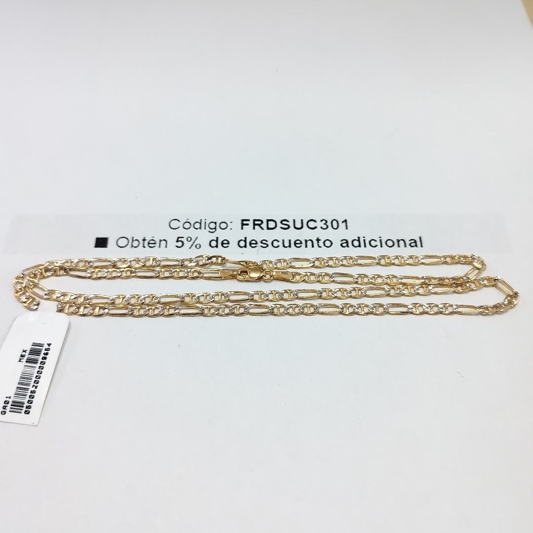 CADENA TEJIDO 3X1 8.6G 55 CM (NUEVO)