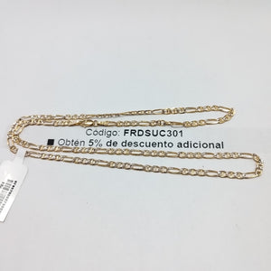 CADENA TEJIDO 3X1 8.5G 55 CM (NUEVO)