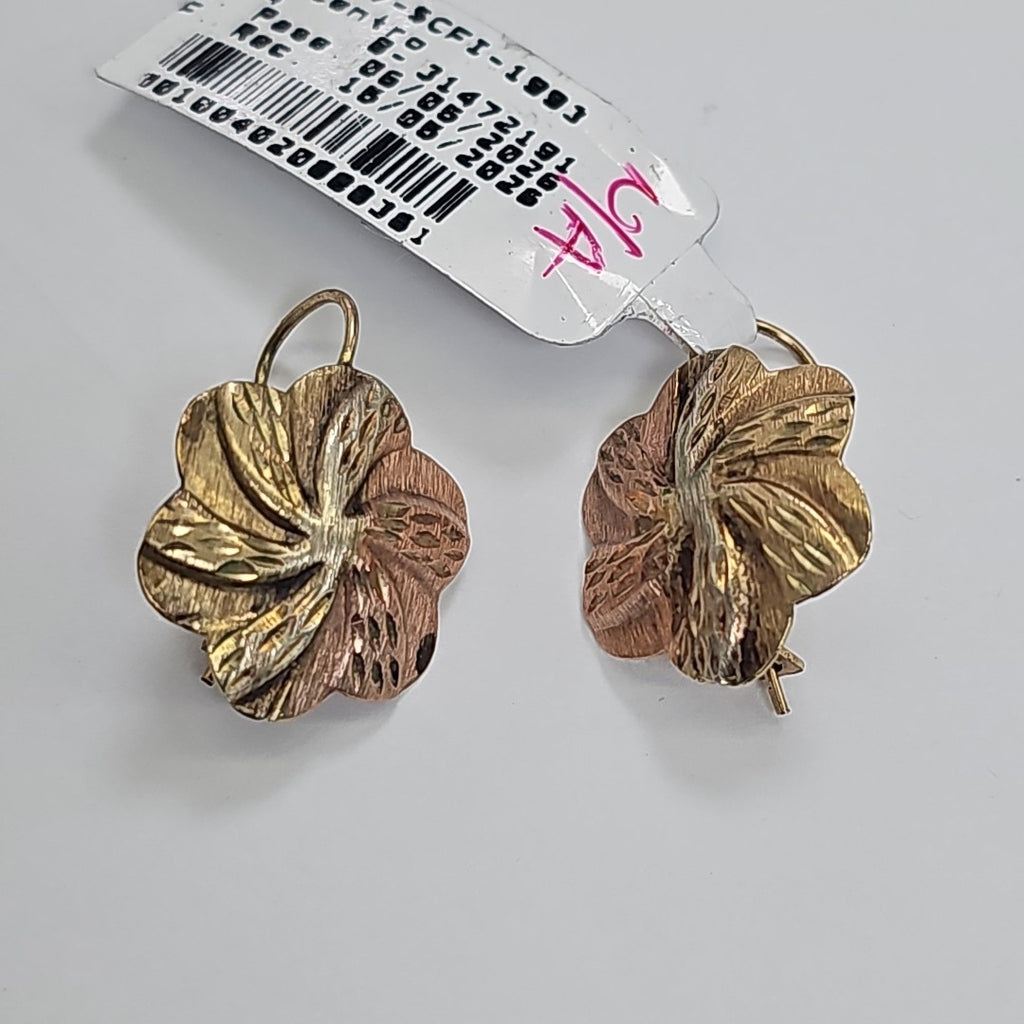 ARETES PAR ORO 14 K 1.5 GRMS (SEMINUEVO)