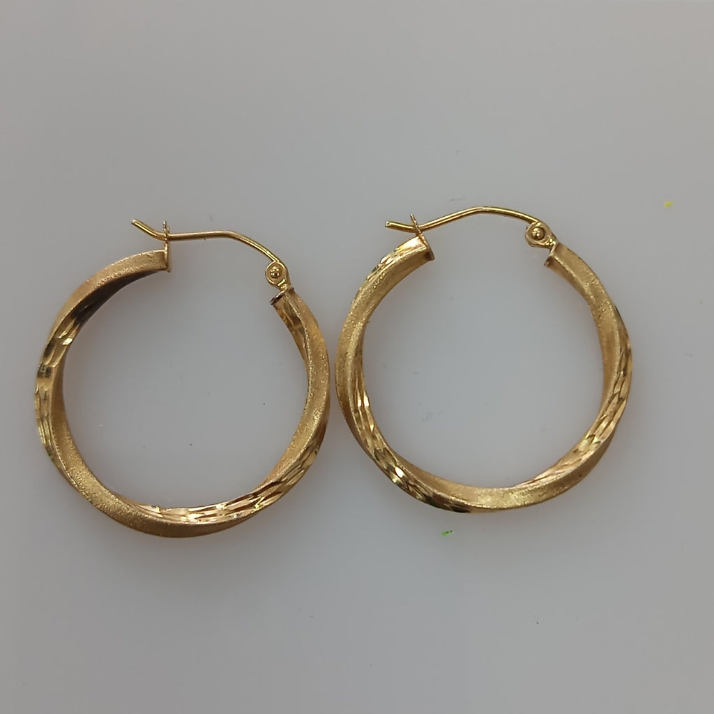 ARRACADAS PAR ORO 14 K 1,90 GRMS (SEMINUEVO)