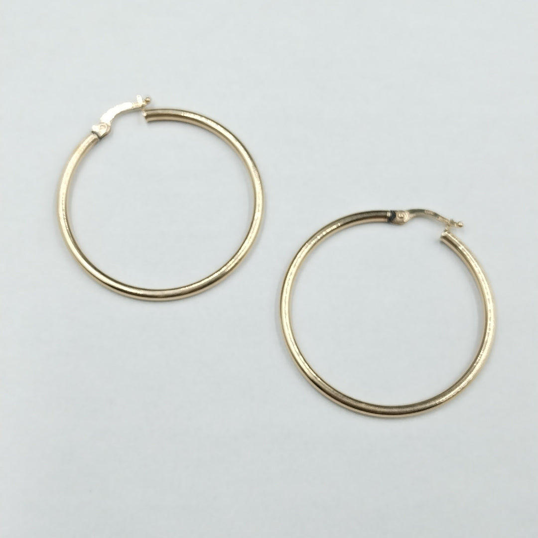 ARRACADAS PAR ORO 14 K 1.8 GRMS (SEMINUEVO)